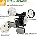4681EA2001T Washer Drain Pump Motor by Techecook - Fit for Kenmore, LG Washing Machine ap5328388 4681ea1007g 4681ea1007d 4681EA2001d 4681ea2001n wm2101hw wm2016cw wm3570hwa wm3270cw washer drain pump