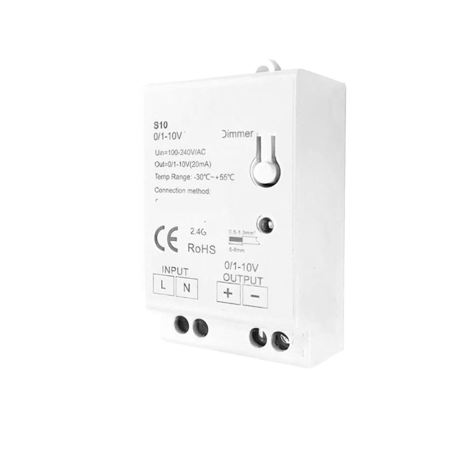 LED Dimmer 0/1-10V LED Dimmer Controller for LED Dimming Power Driver