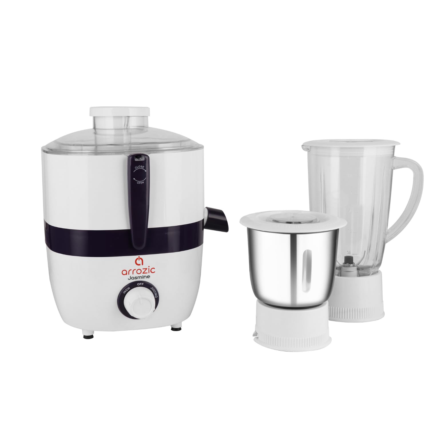 ARROZIC Jasmine Juicer Mixer Grinder, 500W Motor, 1500ml Jar,1000ml Jar Stainless Steel Blades-image-43