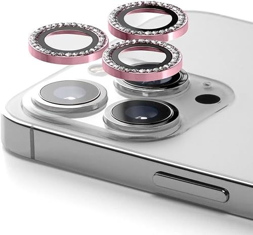 Vista 6 de CASETiFY Gema de lente de cámara [fácil aplicación] para iPhone 15 Pro / 15 Pro Max - Plata plateado