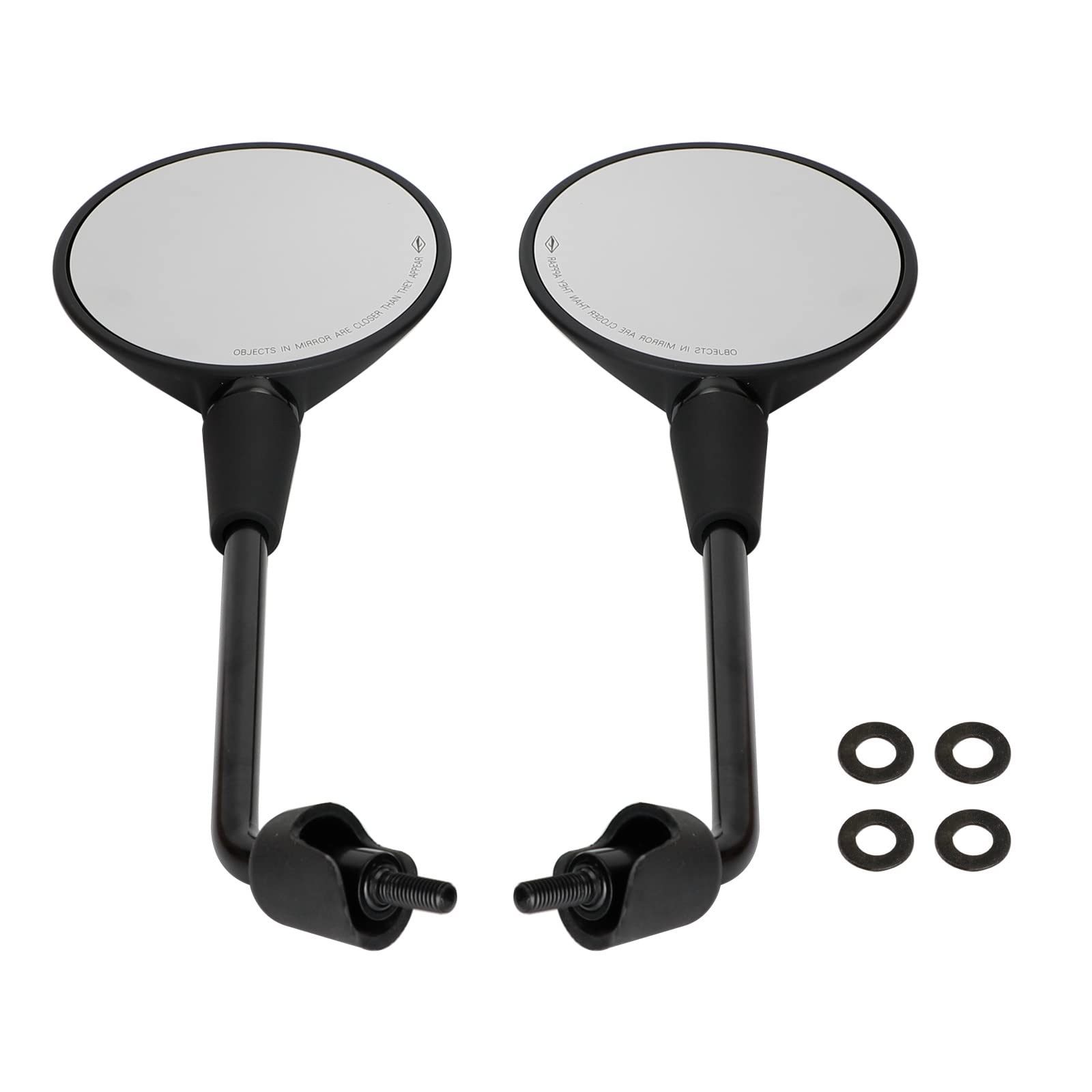 Specchietto laterale moto Rearview M8 versione lunga, compatibile con Vespa Piaggio Primavera 50 125 150