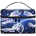 Produktbild Große Make-up Tasche Organizer Galaxy bunte Schmetterling Print Kosmetiktasche Kulturbeutel Lagerung tragbare Mäppchen Travel Brush Bag