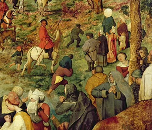 Cuadro en lienzo para oficina: arte clásico de Bruegel el Viejo en formato 60x90cm
