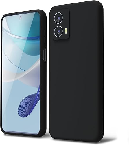 oakxco Funda para teléfono Motorola Moto G 5G 2023 con agarre de silicona líquida, bonita funda delgada de goma suave TPU lisa para mujeres y niñas,