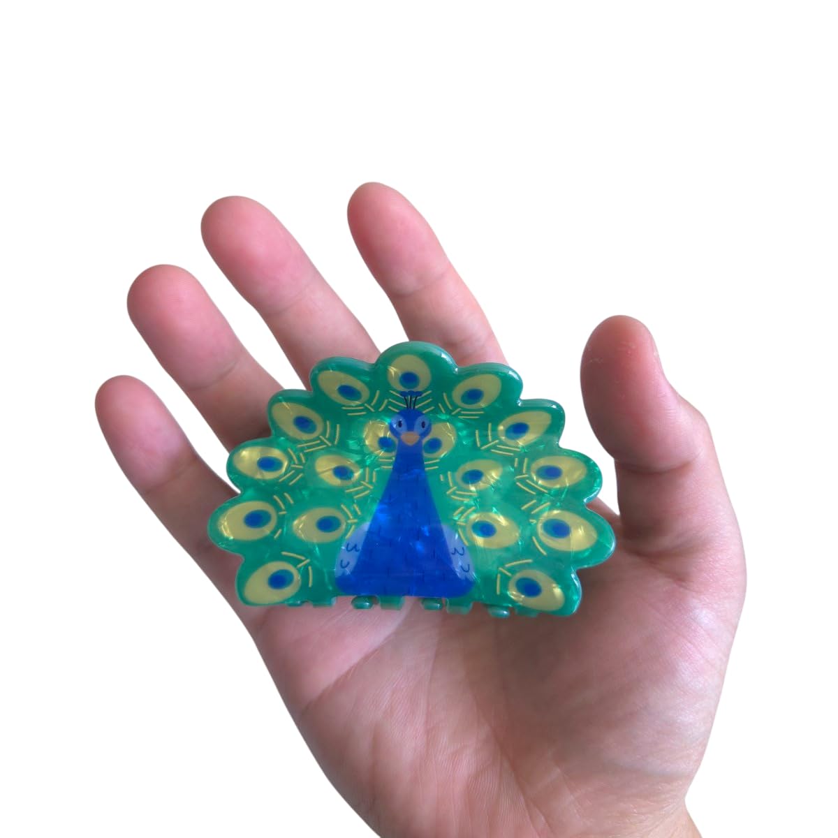 Novelty Bird Hair Clips,Cute Acrylic Claw Clip for Women,Fashion Peacock Hair Clip - Image 7