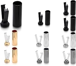 ZoeTekway - 10 paires de têtes de lacet de chaussure - Embouts de cordon en métal pour lacet de chaussure Accessoires DIY Design