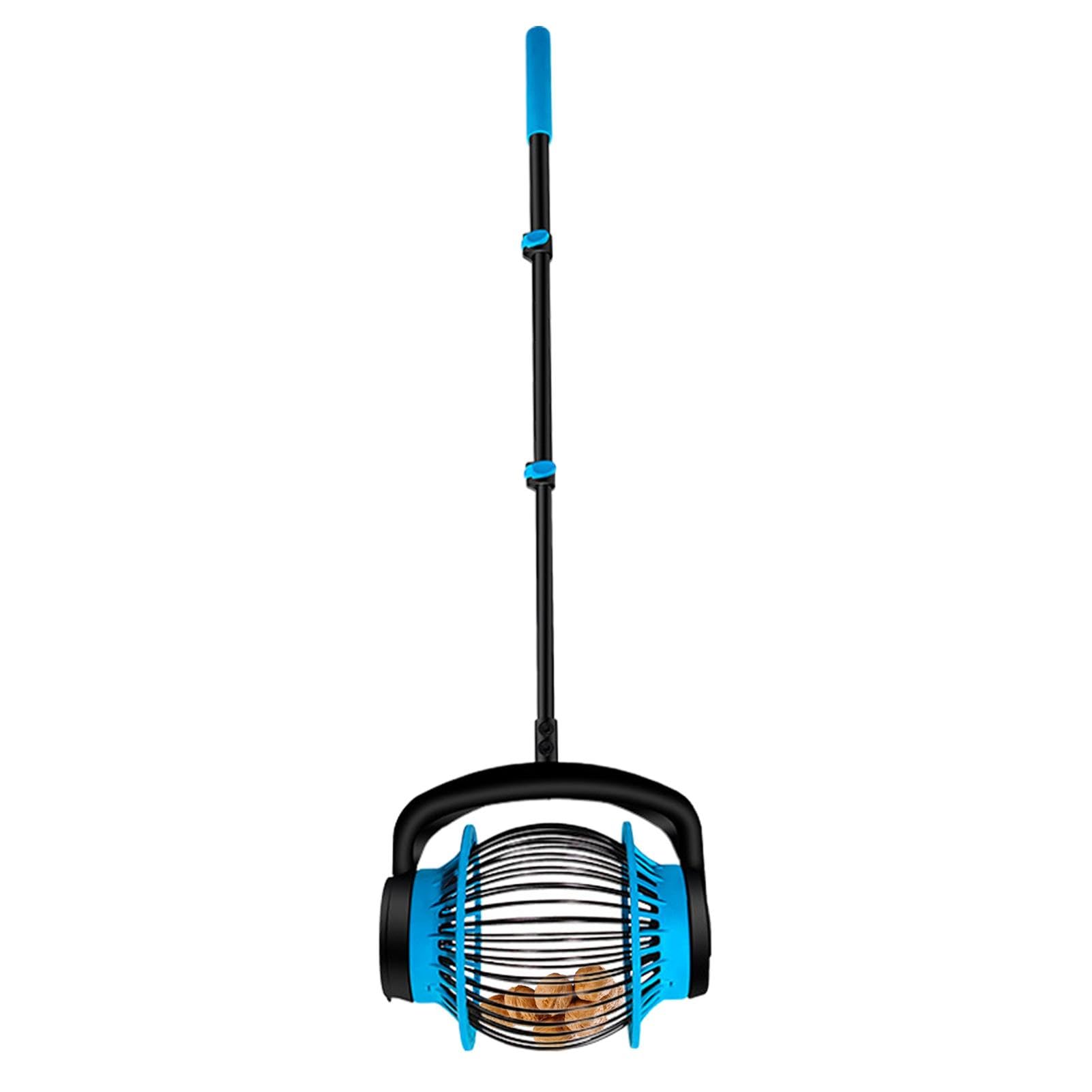 Recolector de nueces retráctil, recogedor de conos de pino rodante | recogedor rápido para nueces, castañas, bellotas, pelotas de golf