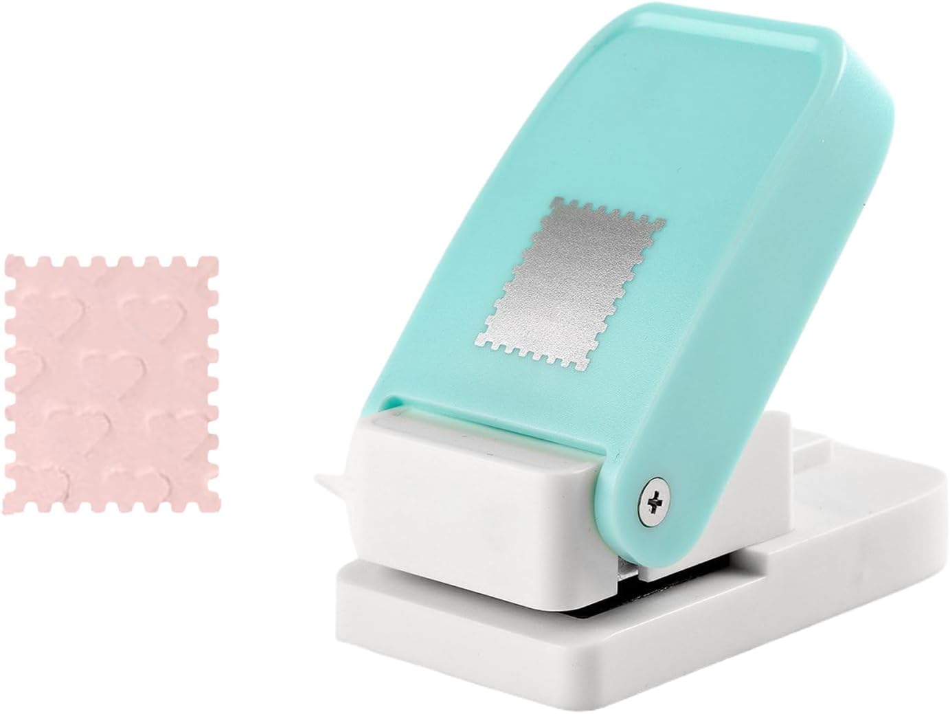 Rectangular Postage Stamp Punch, Portable Punch Cutter Square Paper Puncher Corner Cutter Tool Scrapbook Supplies For Paper Crafting Scrapbooking DIY Card Making