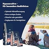 DR.CLAUDER'S - Hyposensitive | Trockenfutter mit Singleprotein für Sensible, ausgewachsene Hunde. Getreide- und glutenfreies Alleinfuttermittel im Beutel | 350g Lachs&Kartoffel