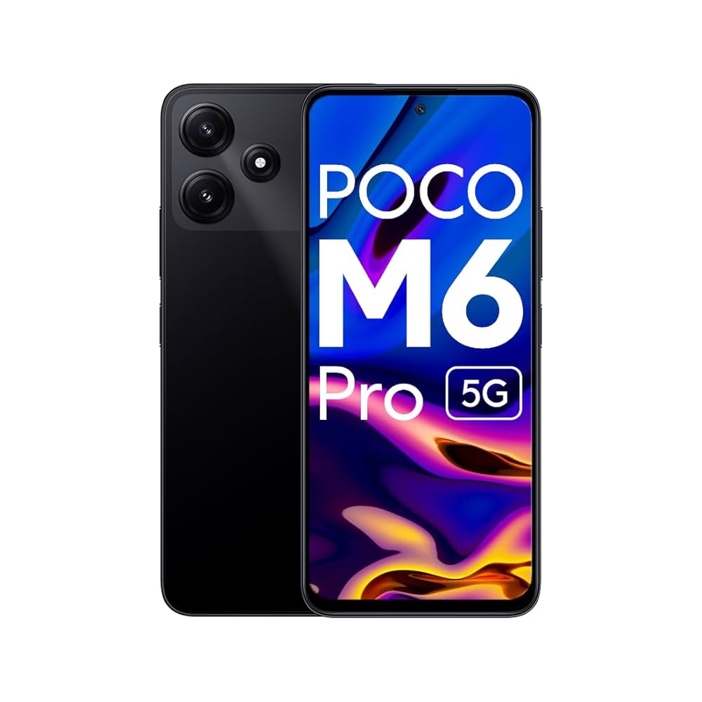 POCO M6 Pro 5G (Power Black, 6GB RAM, 128GB Storage