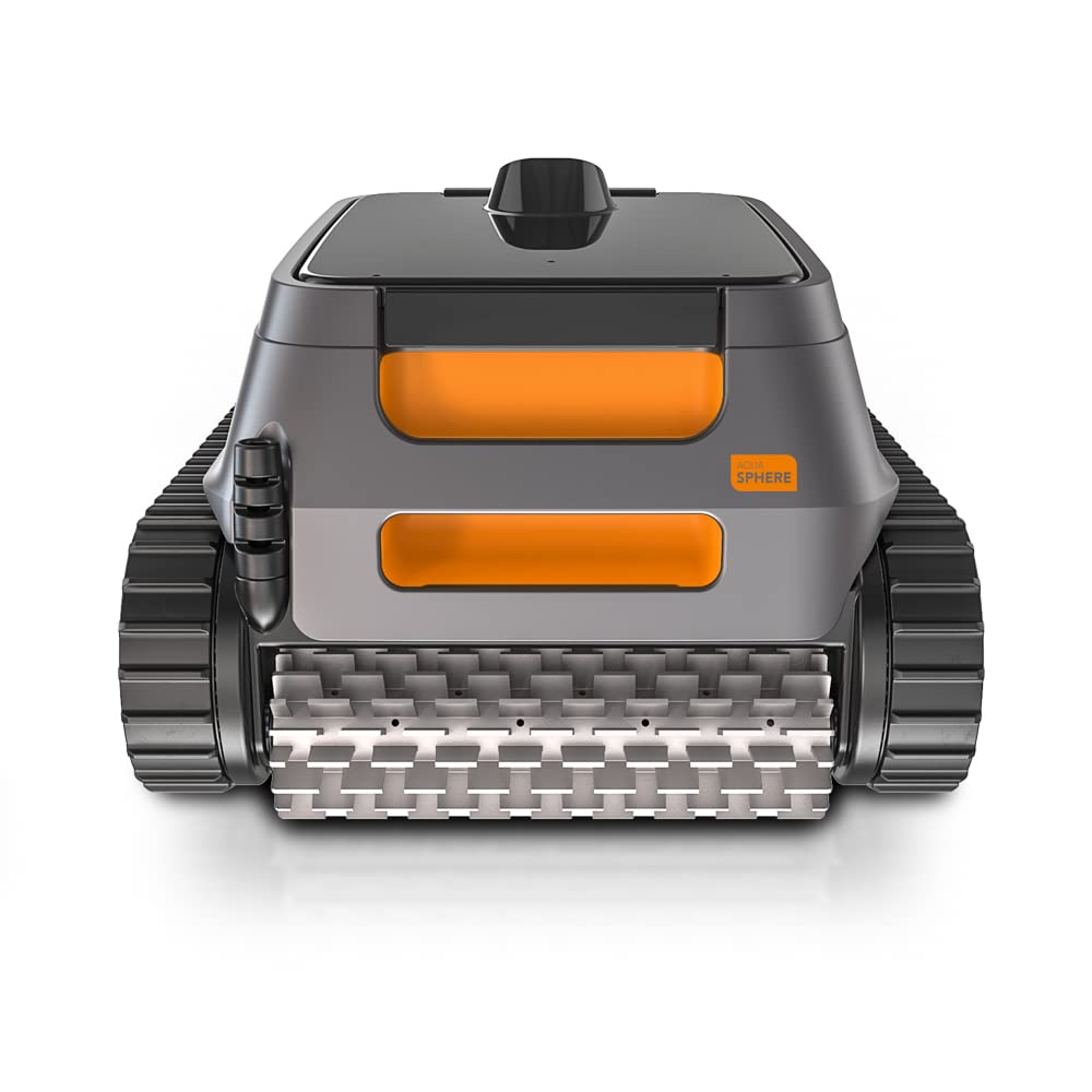 Robot électrique ASR 105 Aquasphere pour Nettoyer Le Fond, Les parois et la Ligne d'eau des piscines jusqu'à 9 x 4 m, 15m de câble, Filtre 150µ, Puissance d'aspiration et facilité d'utilisation