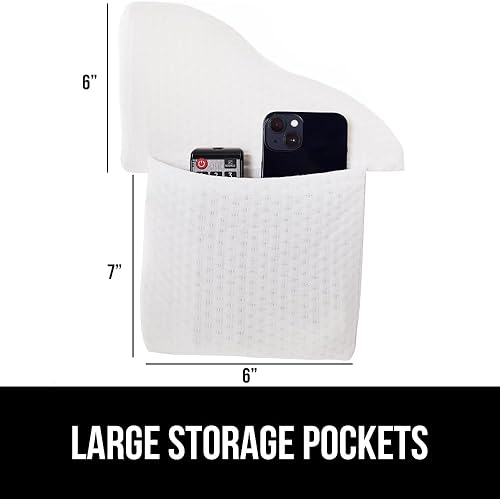 Miniatura 7 de GORILLA GRIP Almohada de cuña de cama pendiente de patente, diseño de EE. UU., cómodas almohadas de espuma de alta densidad de apoyo, se mantienen