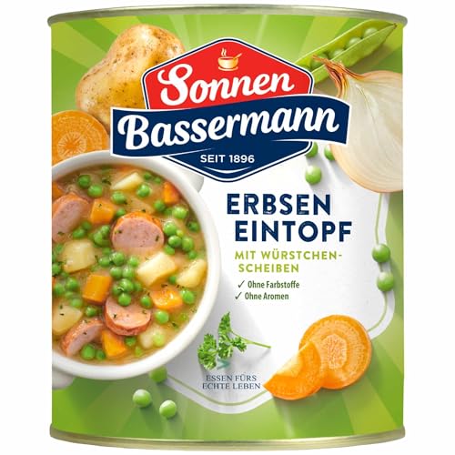 usy Bundle für Sonnen Bassermann Erbsen-Eintopf 6er Pack (6x800g Dose) + usy Block – Bild 3