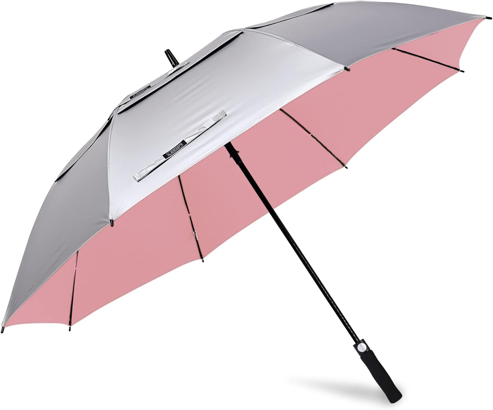 46/54/62/68/72/80 Inch UV Protection Windproof Sun and Umbrella Golf Umbrella Auto Open Double Canopy Ventilated Plus Size for Men and Women