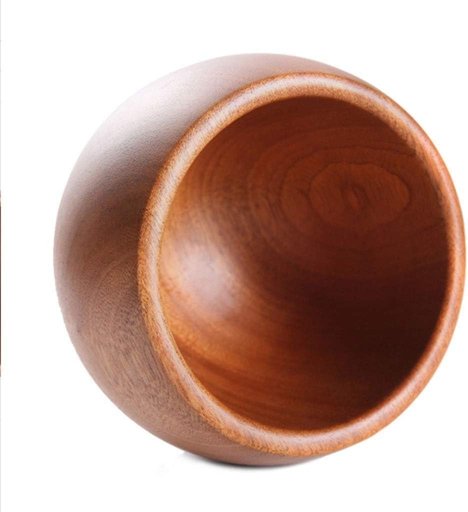 Wooden Mortar and Pestle Set for Kitchen Ingredients - Manual Grinder for Spices and Seasonings - 3.7" Diameter