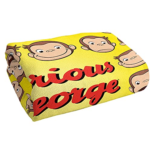 Trevco Curious George Heads Officially Licensed Beach Towel 30" X 60" #TOP2