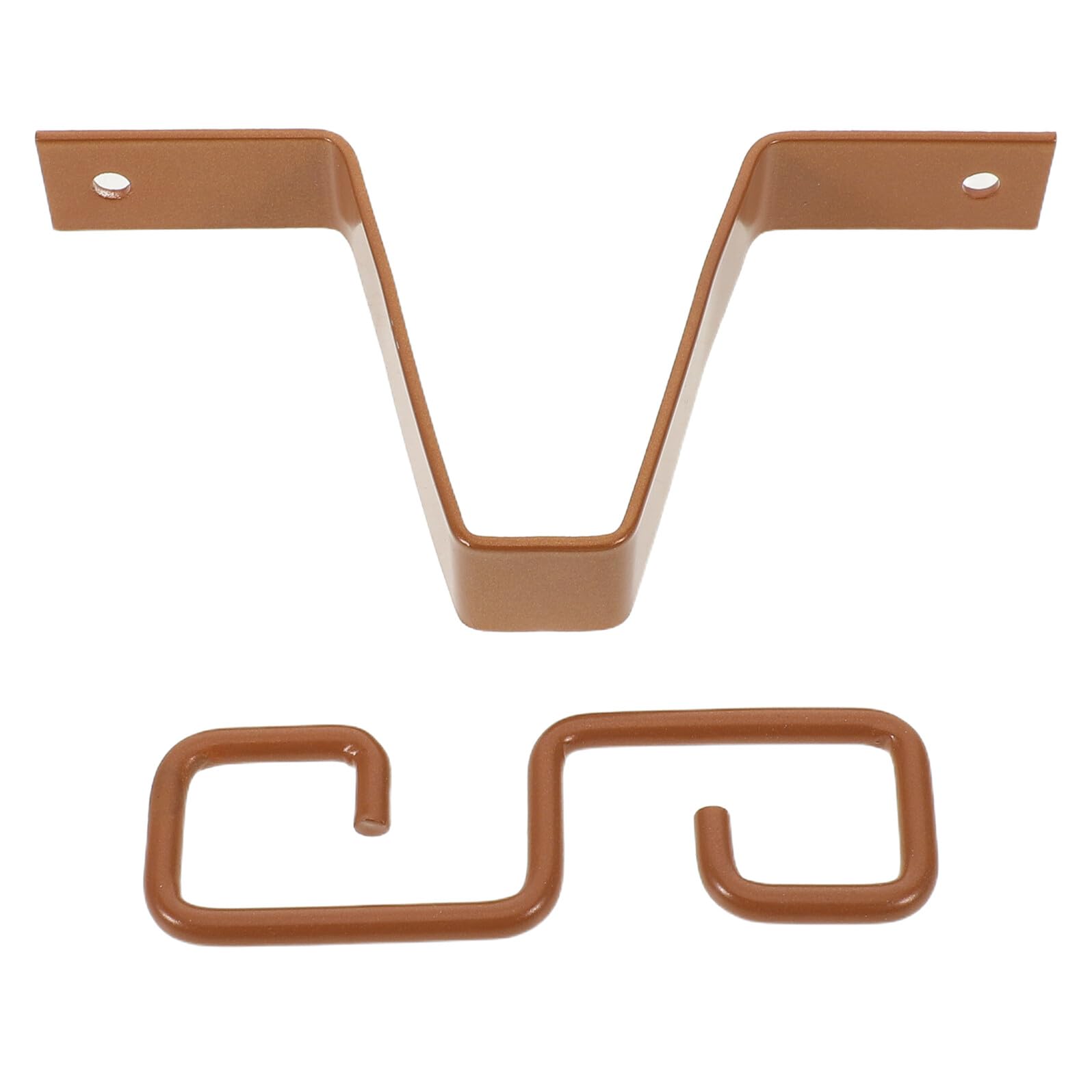 Adaptateur gouttière en fer V ifundom au fini doré élégant pour évacuation jardin