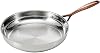 Zwilling 71168-240 Bellasera Rose Gold Frying Pan, 9.4 inches 24 cm, Stainless Steel, 3-Layer Bottom Construction, Induction Safe, Dishwasher Safe