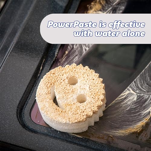 Scrub Daddy CIF Power Paste Pierre Blanche de Nettoyage - Pierre d'Argile et Creme a Recurer Multi Surfaces - Produit Menager Entretien Maison et Cuisine avec Eponge Scrub Mommy Incluse