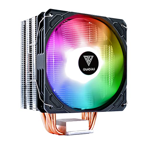 GAMDIAS BOREAS E1-410 CPU Air Cooler, High Cooling Performance, Direct Contact Technology, 4 Copper Heat Pipes