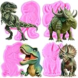 ZiXiang Dinosaur Silicone Molds Tyrannosaurus Rex Fondant Mold Of 4