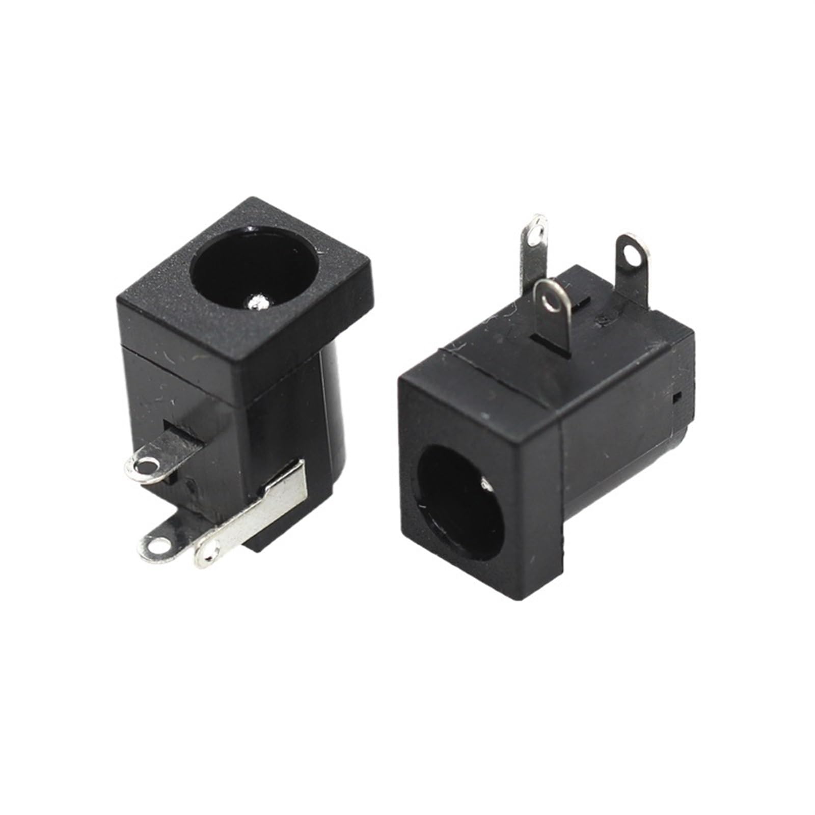 Connecteur DC-005 femelle 5.5x2.1mm avec fixation soudure stable pour alimentation PCB - 10 pcs