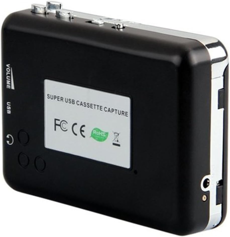 USB Cassette to Mp3 Converter with Audio Output and Usb2.0