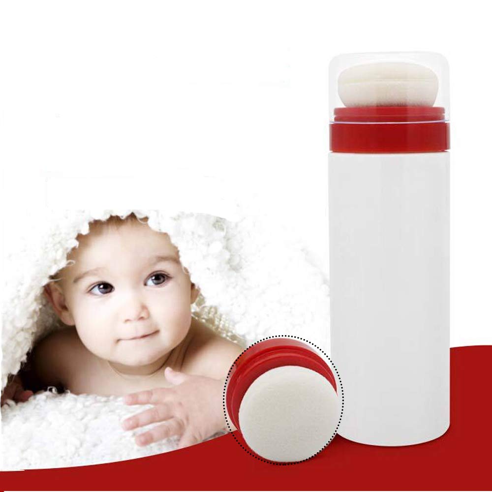 Joly Baby Powder Puff Kit Afterbath Powder Puff Container