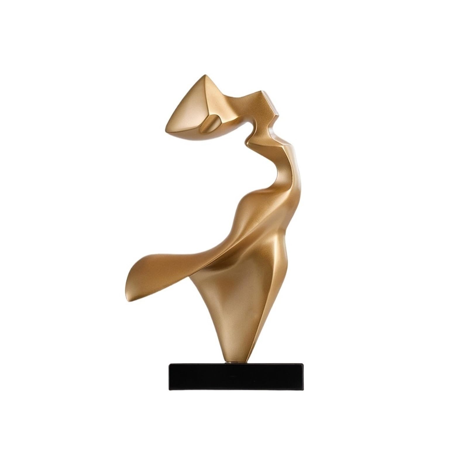 QINGGANG-0224 Desktop Decorations Abstract Art Sculpture Ornaments Luxury Decorations for Living Room, Entryway, Bookshelf