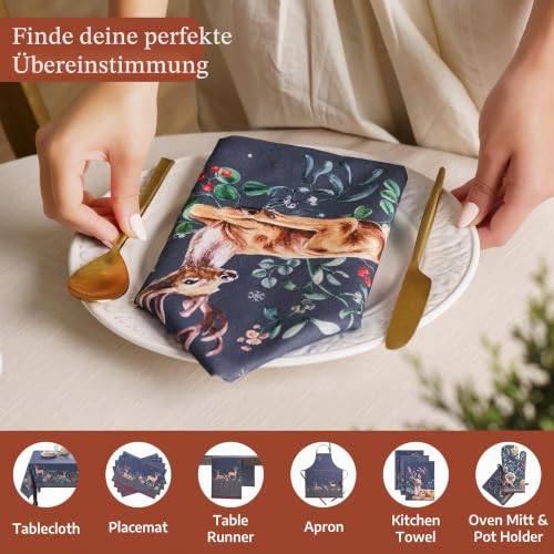Maison d'Hermine Stoffservietten 100% Baumwolle (45 cm x 45cm, 4er-Set) – Ansicht 4