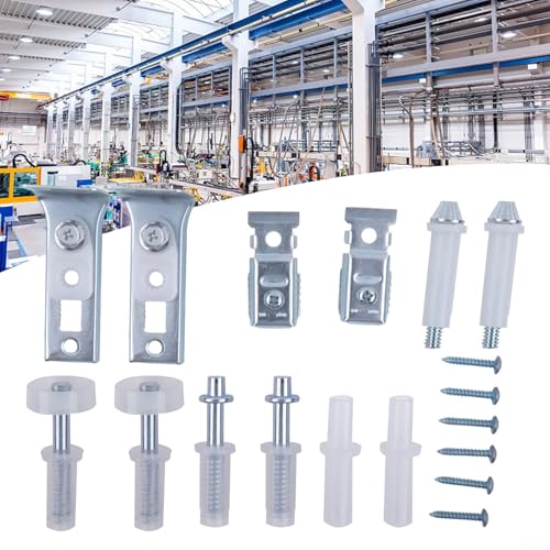 Kit de Herrajes para Puertas Bifold, 18 piezas para reparación de puertas plegables y de acordeón miniatura 7