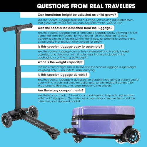 Travel Totes TT-SLK-UNI Scooter Luggage