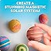 National Geographic Magnetic Solar System Painting Kit – 3D Magnet Making Kit, Paint 8 Planets & The Sun, Craft Kit with Paints, Brushes, Magnets & More, Kids Art Kit, DIY Magnets