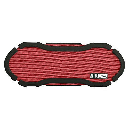 Altec Lansing IMW678-RED Omni Jacket NFC Waterproof Bluetooth Speaker, Red