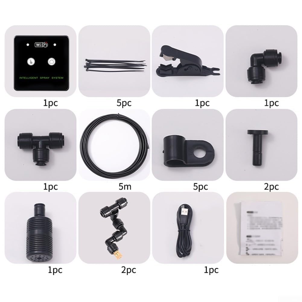 Para SMART 360° Rotatorio Terrario Pulverizador Con & Timed Misting Control (2 boquillas)