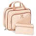 Large Hanging Toiletry Bag for Women - Travel Accessories, Bathroom and Makeup Organiser - Storage for Hair Dryer, Cosmetic and Toilettree Bags - Portable Beauty Bag Cruelty Free Leather Case
