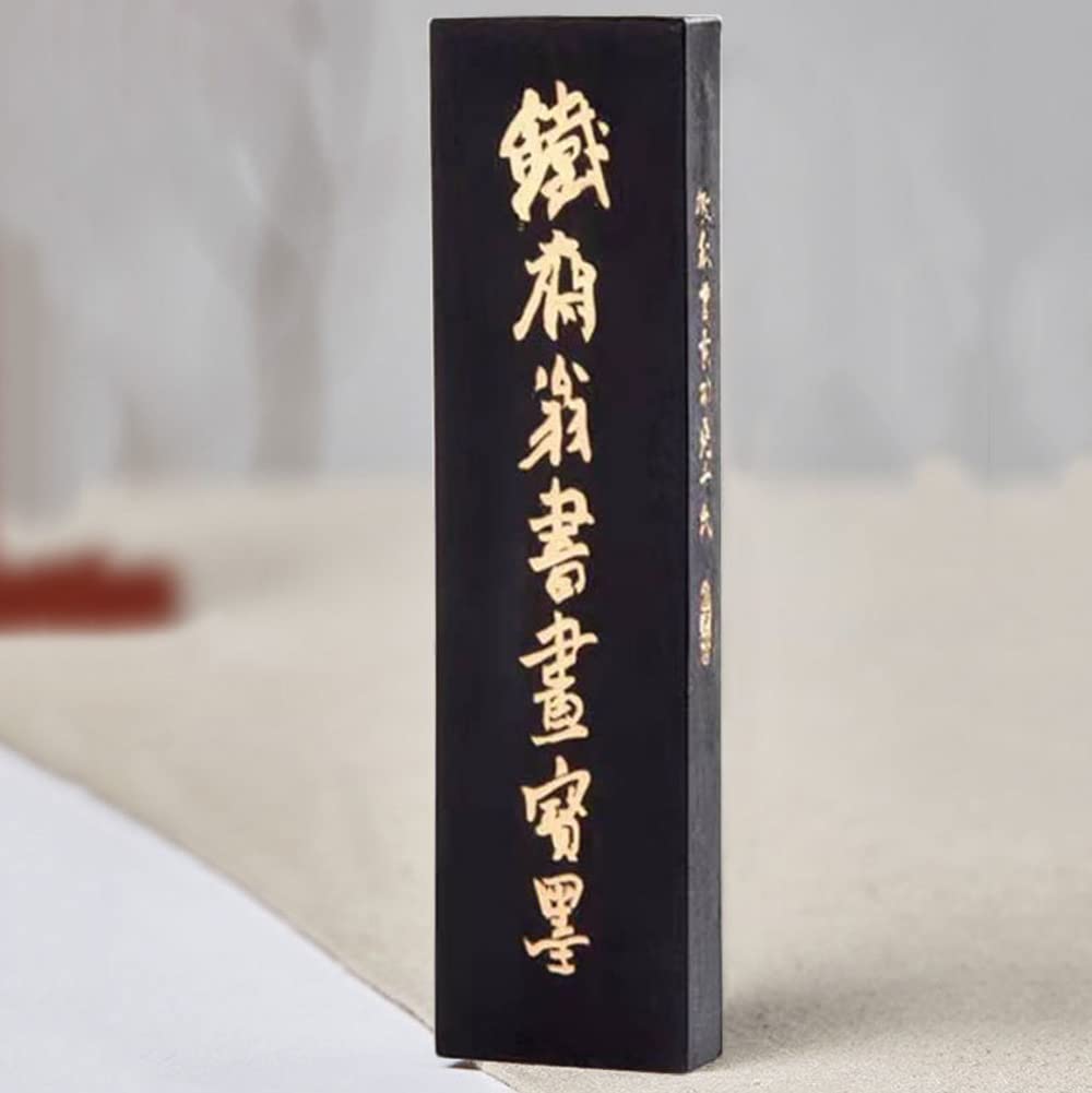 Bâtonnet d'encre de calligraphie traditionnelle chinoise, 4, pouces, fourniture broyage for peinture, 1 pièce 62 g