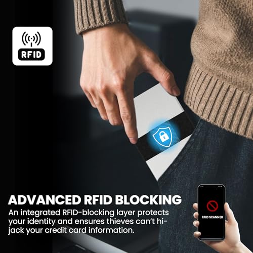 Image of CODE 118 Wallet for Men - Slim Minimalist Aluminum Smart Wallet with RFID Blocking - Compact cash and Credit card holder with Pop Up Ejector (Classic, Metallic Silver)