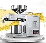 ★【ACCIAIO INOX DI ALTA QUALITÀ】Frantoio olive domestico, l’estrattore di olio è realizzato in acciaio inox 304 per alimenti. Il pistone in acciaio ad alta durezza offre resistenza all’usura e durata nel tempo, garantendo prestazioni stabili e affidabili a lungo termine. La tecnologia di bloccaggio impedisce torsioni o allentamenti durante il funzionamento, eliminando il rischio di contaminazione da perdite dei cuscinetti.