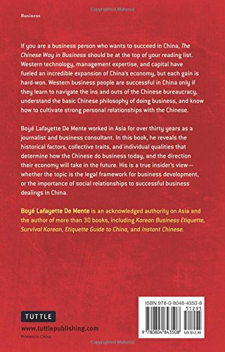 The Chinese Way In Business: Secrets Of Successful Business Dealings In China #TOP1