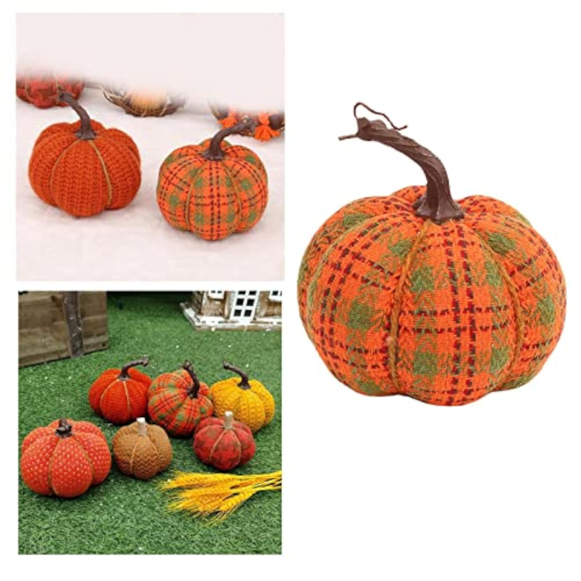 Artificial Pumpkins for Farmhouse Holiday Decor