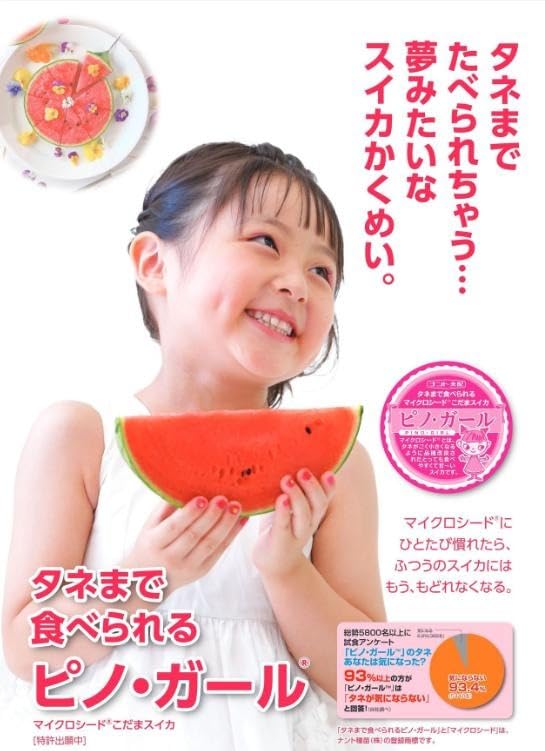 Amazon.co.jp: ナント種苗 ピノ・ガール 小玉スイカ種子 5 粒入り 小袋