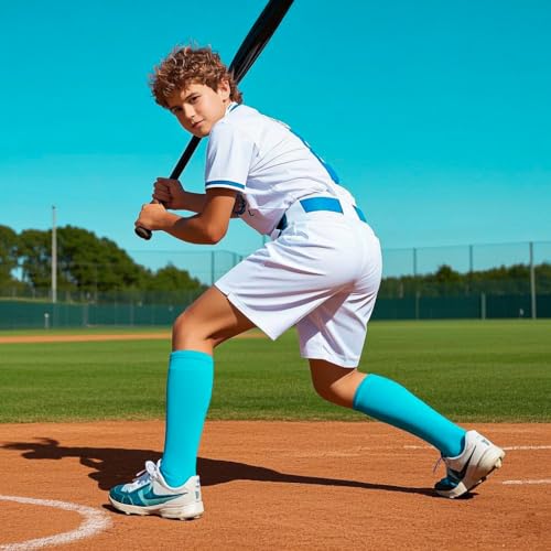 Image of Baseball Socks and Belt Combo for Youth Adult Softball Sock Belt for Boys and Girls