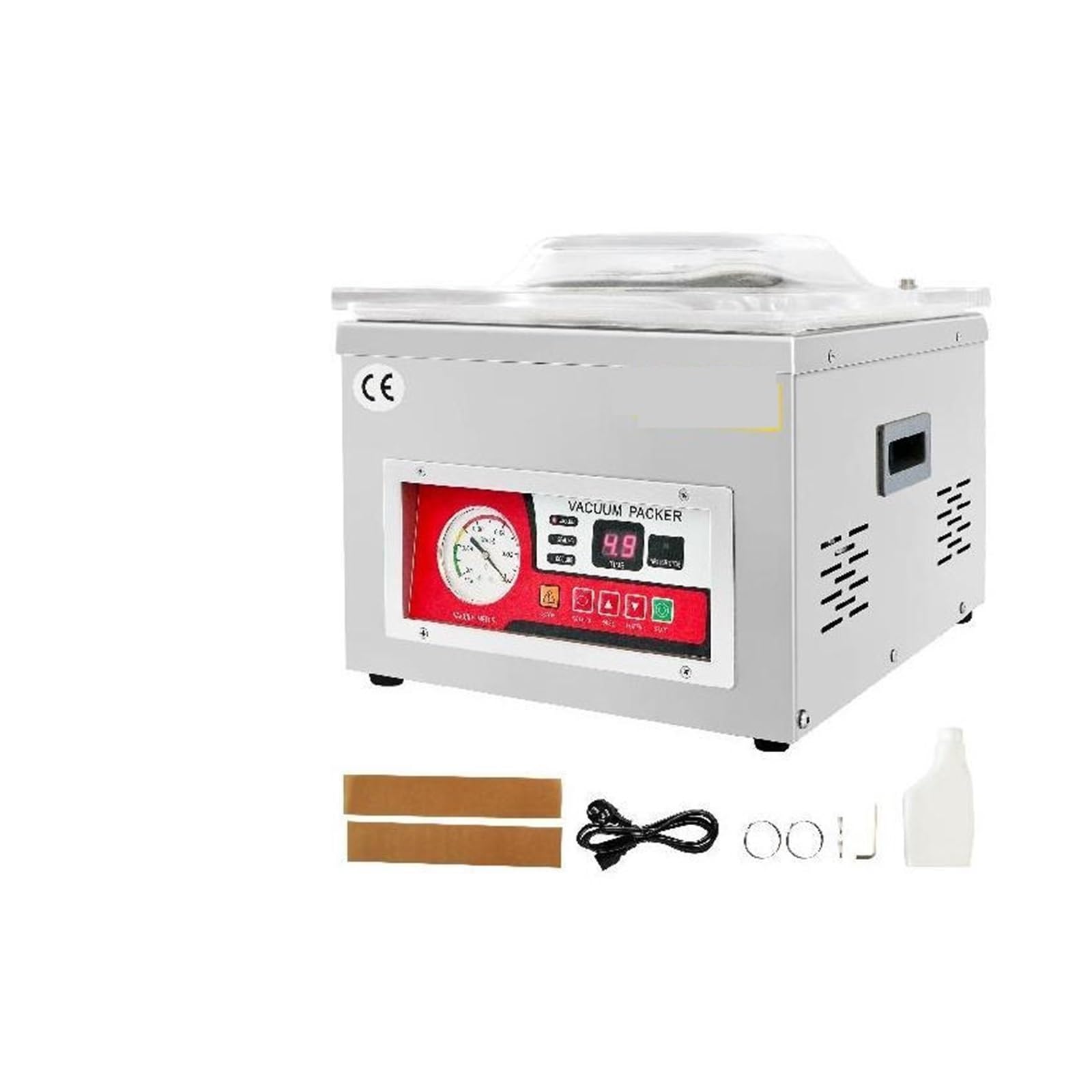 Food Vacuum Packing Machine Commercial Chamber Vacuum Sealer DZ-260A Kitchen Meat Bag Packaging Food Saver Sealing Machine