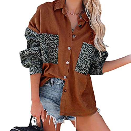 ZnirpEnielk Chaquetas de mezclilla sueltas Cover