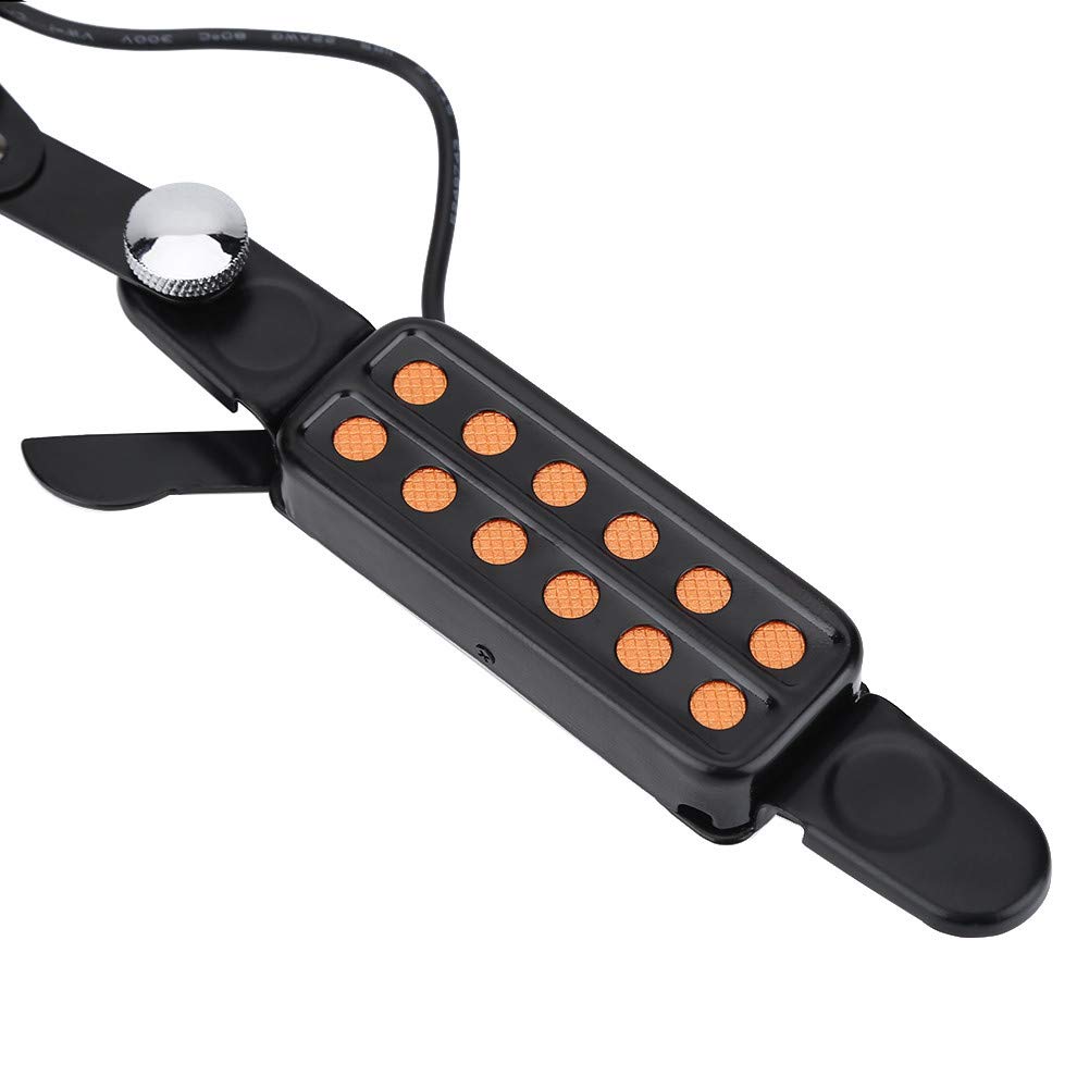 Pickup Magnetico Per Chitarra Acustica 12 Fori - Con Cavo 3m, Regolatore Volume E Toni - Foto 13