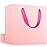 EUSOAR Large Pink Gifts Wrap Bags with Handles, 12 Pack 12.5x4.5x11 inches Shopping Bags Bulk, Retail Wrapping Bags for Wedding, Craft Grocery, Boutique, Party Favor, Business
