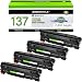 GREENCYCLE Compatible Toner Carrtidge Replacement for Canon 137 C137 CRG137 ImageClass MF227dw ImageClass MF216n Laser Printer (Black,4 Pack)