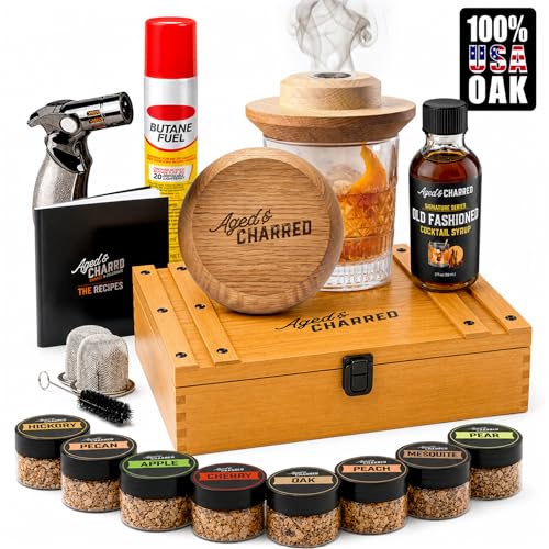Aged & Charred Whiskey Smoker Kit