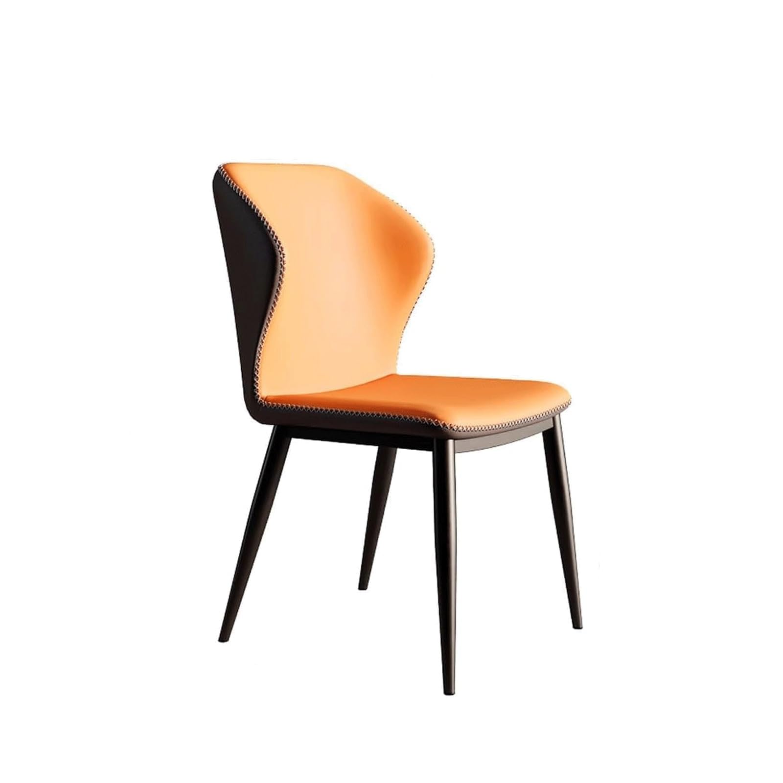 Chaises de salle à manger modernes en simili cuir pour cuisine et salon